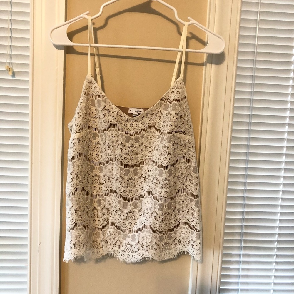 Lace tank top